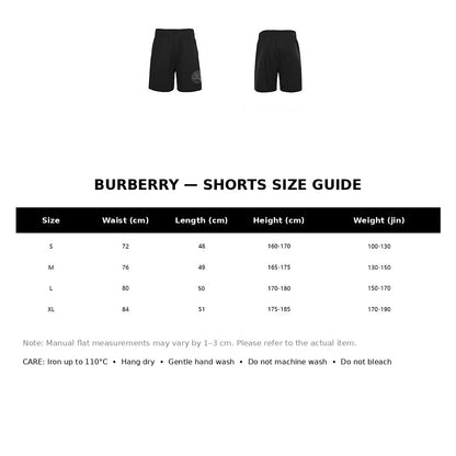Burberry Casual Shorts#31 - English Size Chart