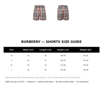 Burberry Casual Shorts#40 - English Size Chart