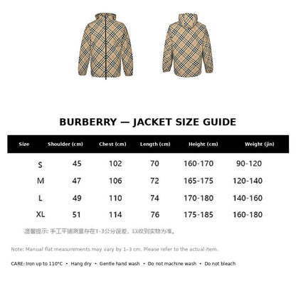 Burberry Casual Jacket#15 - English Size Chart