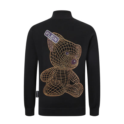 PP Stand collar sweatshirt jacket #1