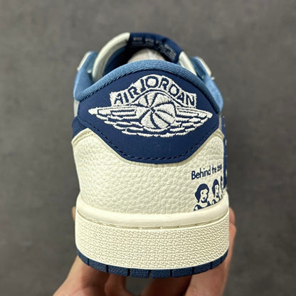 Air Jordan 1 Low Fragment / Travis Scott Style Sneakers XD0798-309 #28