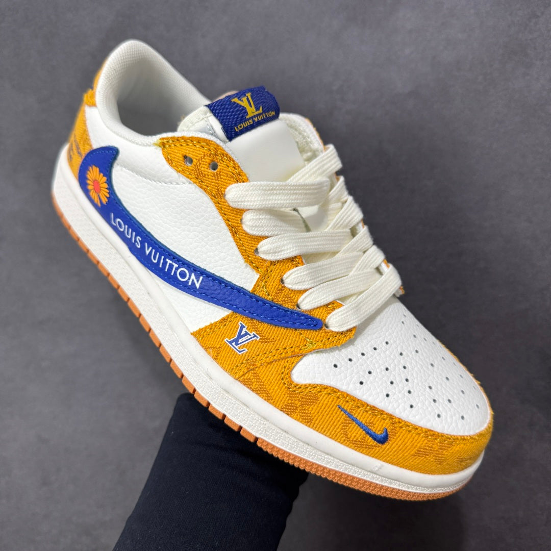 Air Jordan 1 Low Fragment / Travis Scott Style Sneakers DZ2688-001 #10