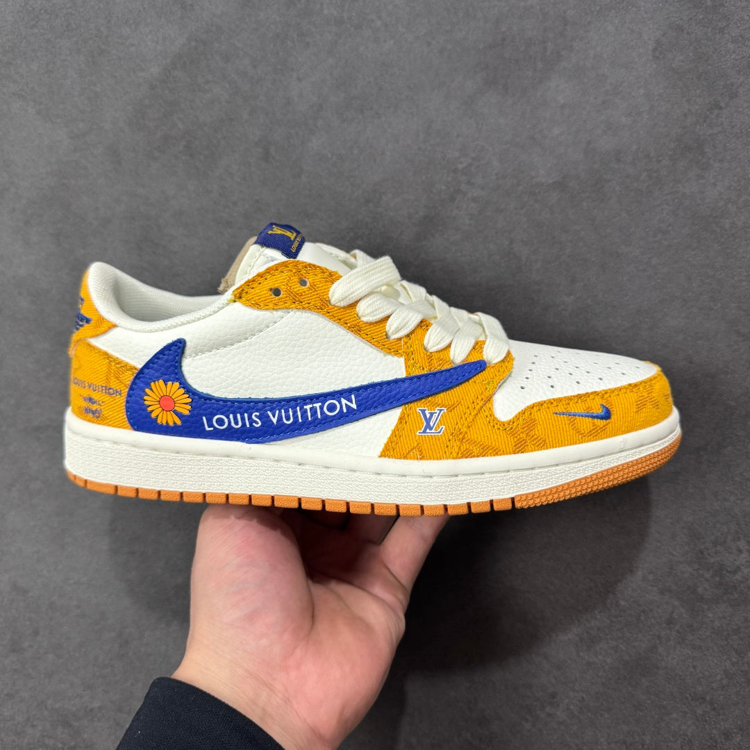 Air Jordan 1 Low Fragment / Travis Scott Style Sneakers DZ2688-001 #10