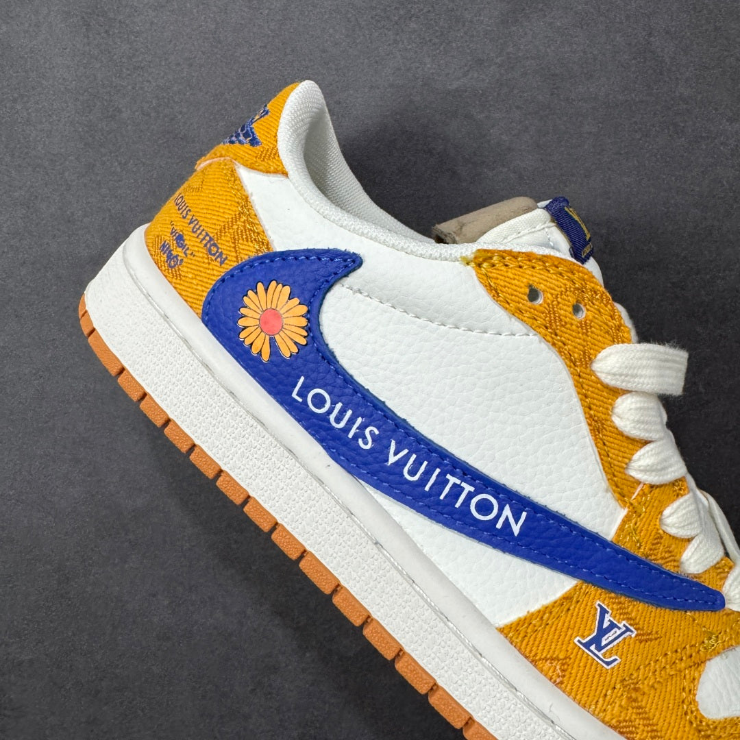 Air Jordan 1 Low Fragment / Travis Scott Style Sneakers DZ2688-001 #10