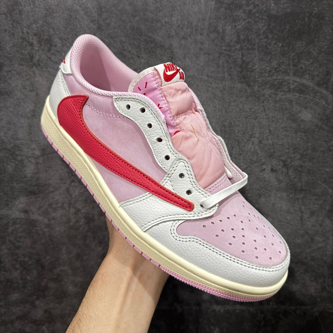 Air Jordan 1 Low Travis Scott Style Sneakers IQ7604-101 #05