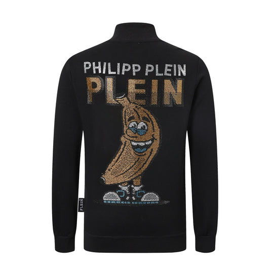 PP Stand collar sweatshirt jacket #15