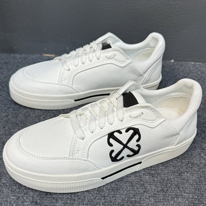 OFF-Whlte Arrow logo leather Sports shoes#22