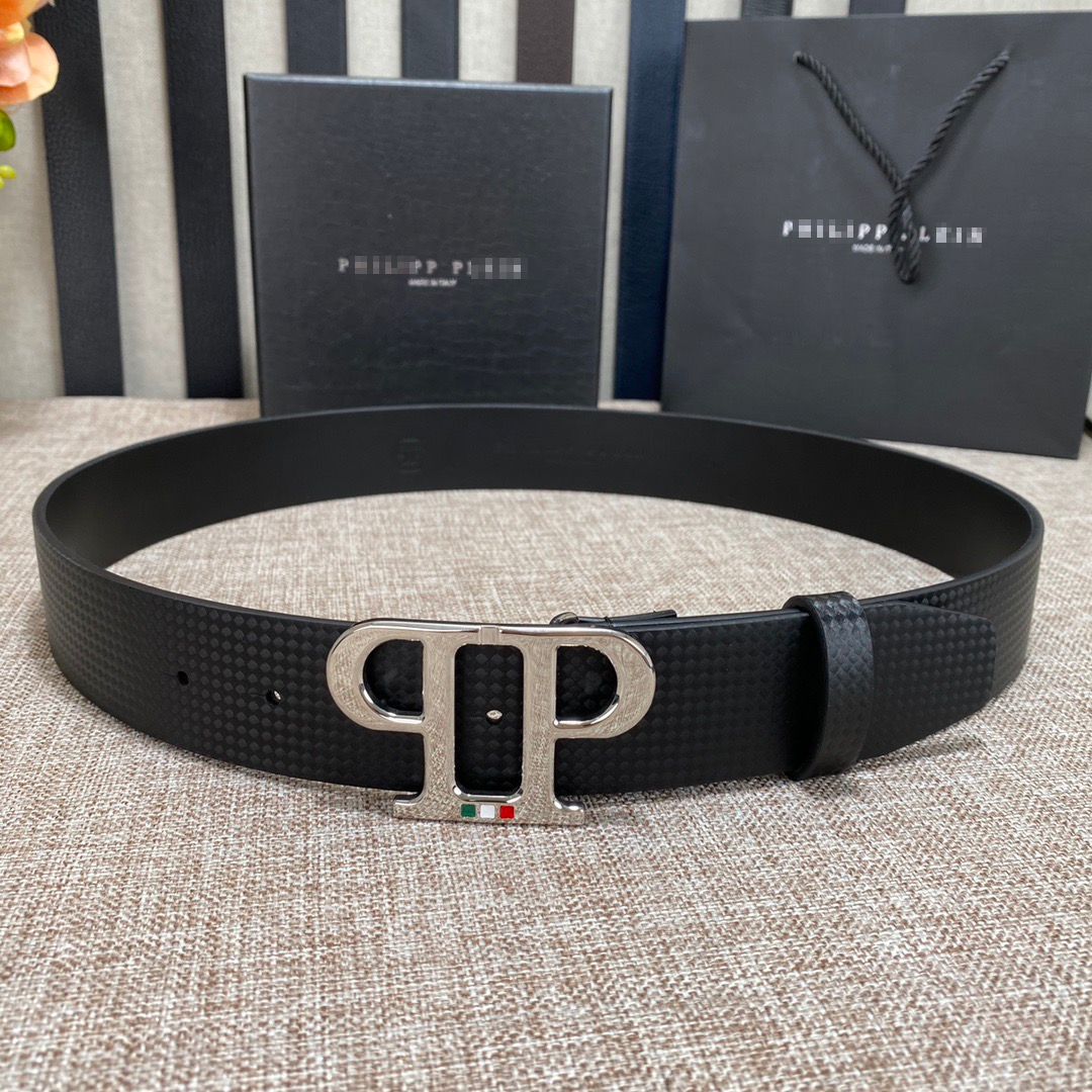 PP Leather Logo Belt#10