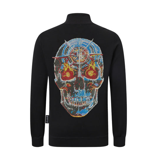 PP Stand collar sweatshirt jacket #6