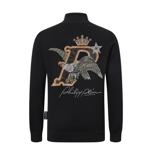 PP Stand collar sweatshirt jacket #9