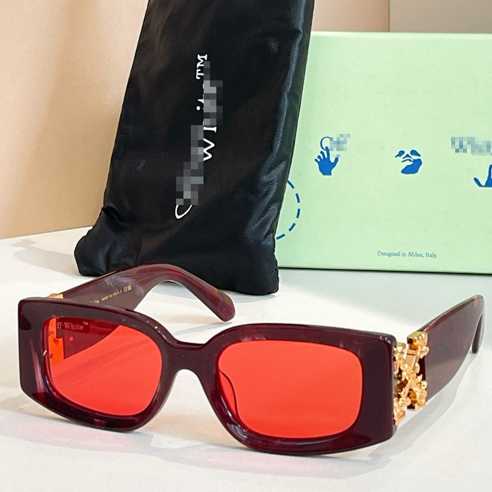 OFF-Whlte Arrow logo sunglasses#006