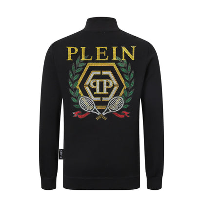 PP Stand collar sweatshirt jacket #12