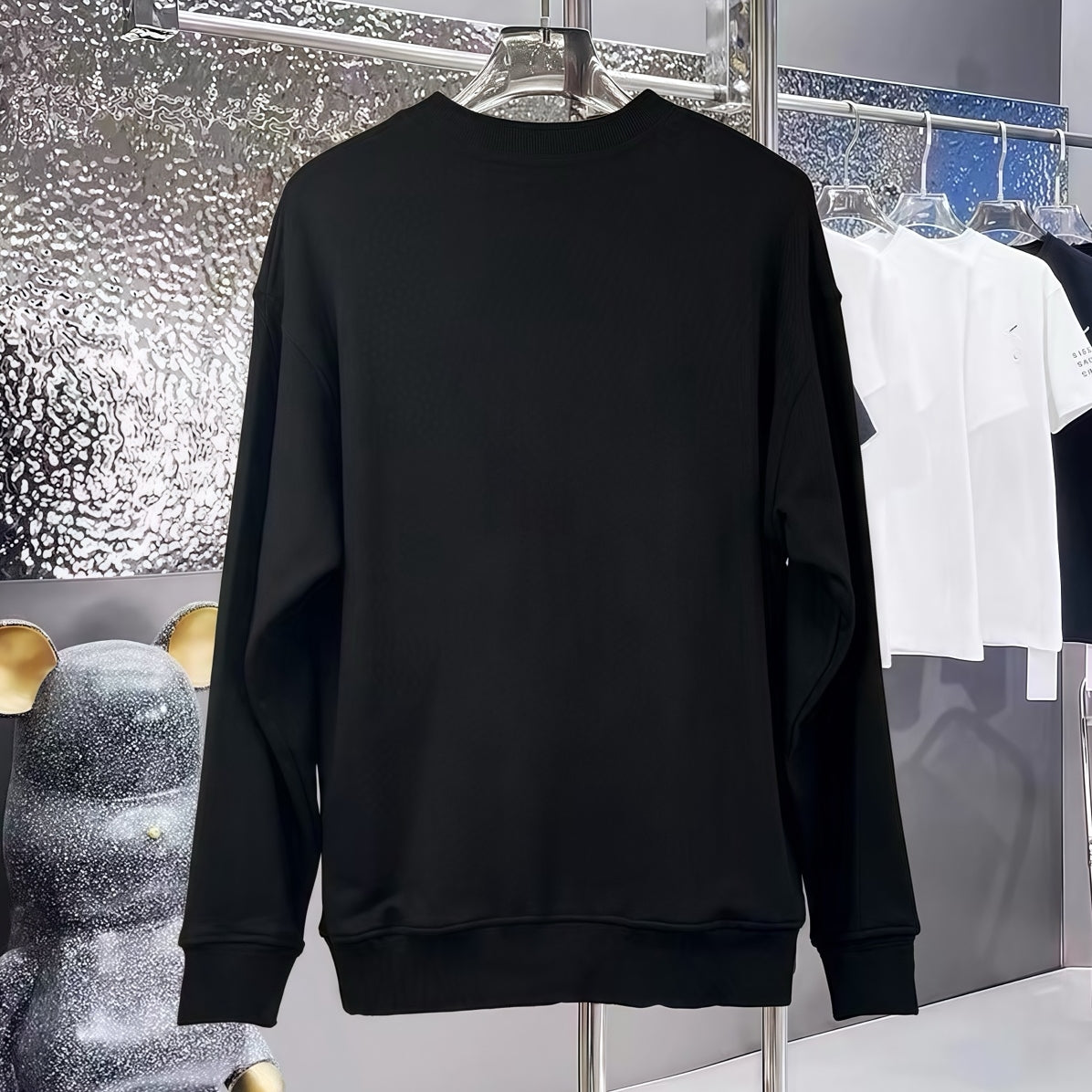 Black sweatshirt back
