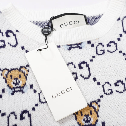 Gucci 8309 Monogram Bear Crewneck Sweater - Image 4