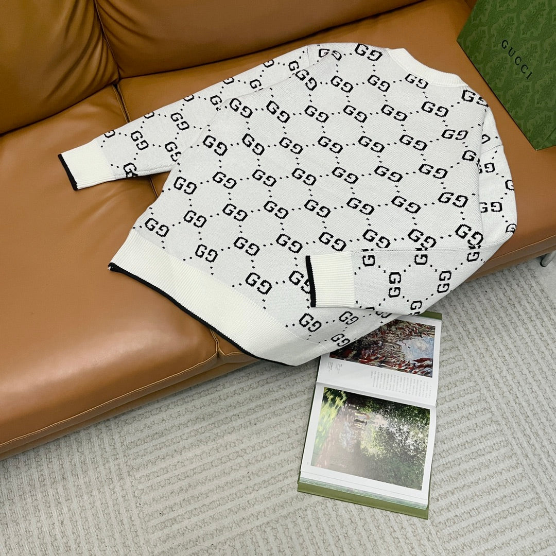 Gucci Jacquard Crewneck Sweater - Image 2