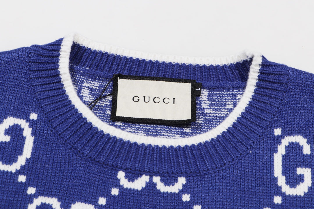 Gucci Double-G Jacquard Crewneck Sweater juQvZQ - Image 3