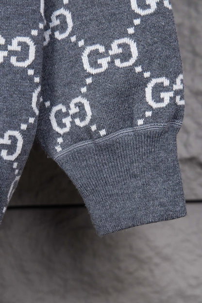Gucci M244 Jacquard Crewneck Sweater - Image 9