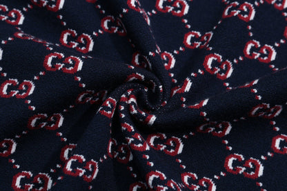 Gucci Monogram Double-G Jacquard Crewneck Sweater 39lVig - Image 5
