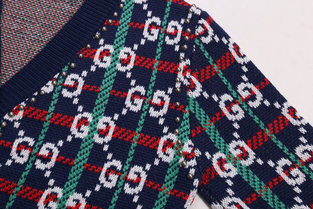 Gucci Double-G Jacquard Cardigan - Image 4