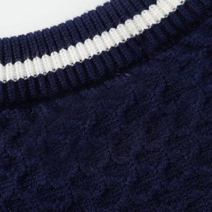 Gucci Open-Knit Striped Crewneck Sweater - Image 4