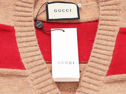 Gucci Open-Knit Striped Cardigan - Image 3