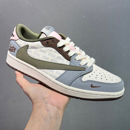 Air Jordan 1 Low Travis Scott Style Sneakers #23