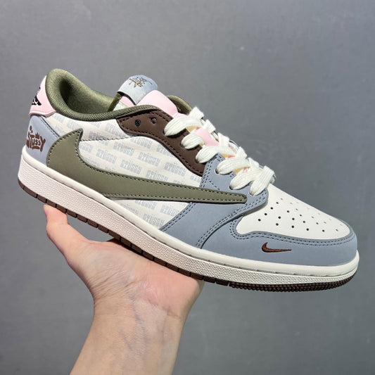 Air Jordan 1 Low Travis Scott Style Sneakers #23