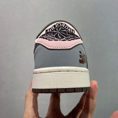 Air Jordan 1 Low Travis Scott Style Sneakers #23