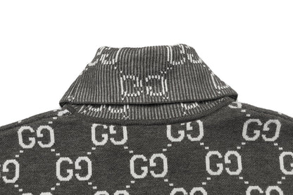 Gucci Monogram Double-G Mock-Neck Sweater - Image 4