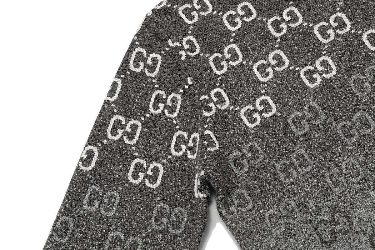 Gucci Monogram Double-G Mock-Neck Sweater - Image 5