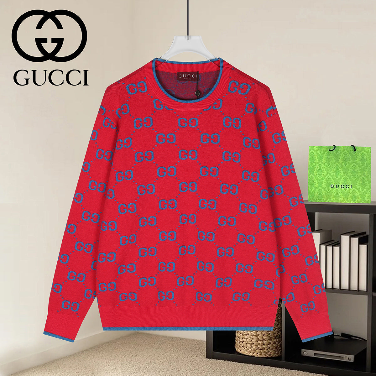 Gucci Jacquard Crewneck Sweater zgwXHg - Image 46