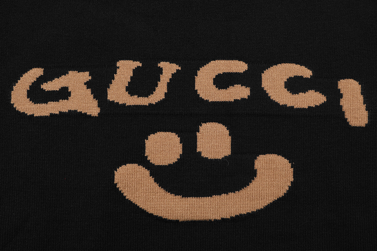 Gucci Jacquard Smiley Crewneck Sweater - Image 5