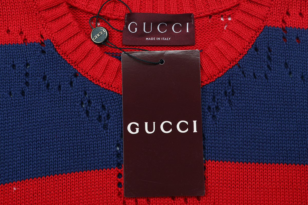 Gucci Open-Knit Crewneck Sweater ZNTiFQ - Image 3
