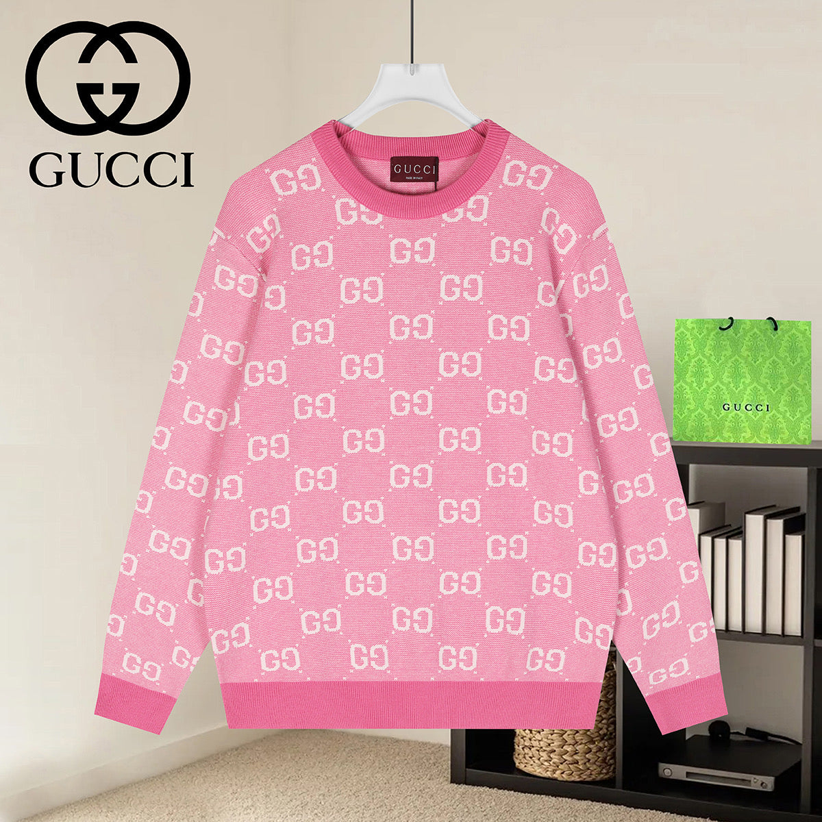 Gucci Jacquard Crewneck Sweater zgwXHg - Image 28