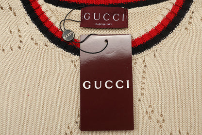 Gucci Open-Knit Crewneck Sweater - Image 3