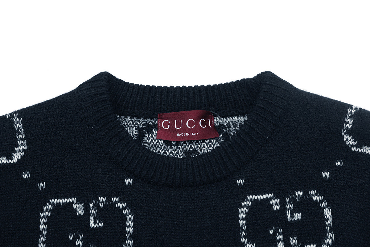 Gucci Monogram Double-G Crewneck Sweater 0N3OMA - Image 3