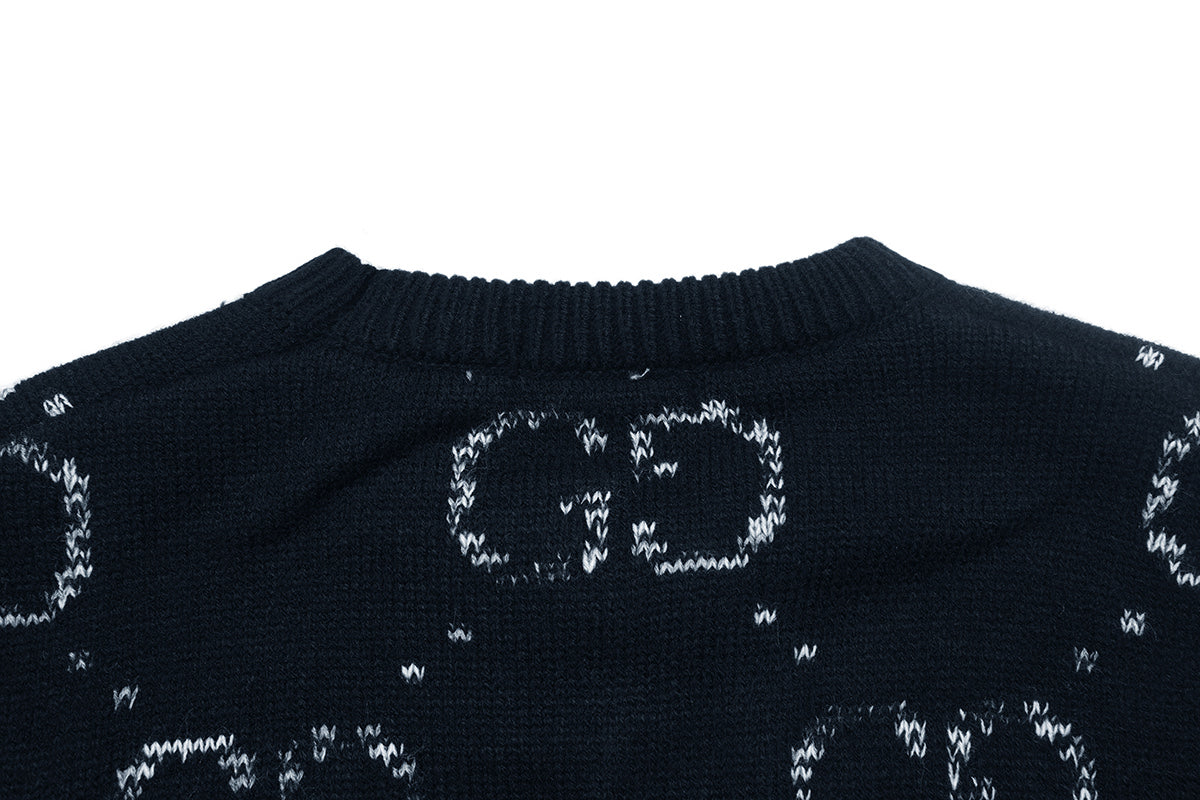 Gucci Monogram Double-G Crewneck Sweater 0N3OMA - Image 4