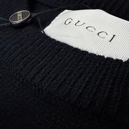 Gucci Jacquard Embroidered Crewneck Sweater - Image 5