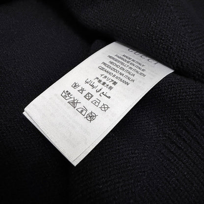 Gucci Jacquard Embroidered Crewneck Sweater - Image 6
