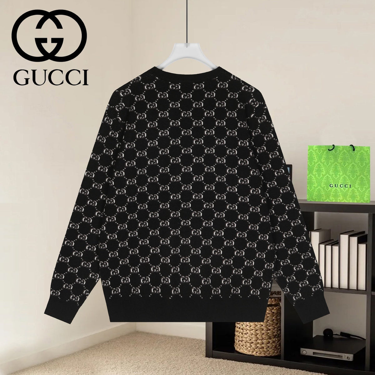 Gucci Jacquard Crewneck Sweater zgwXHg - Image 11