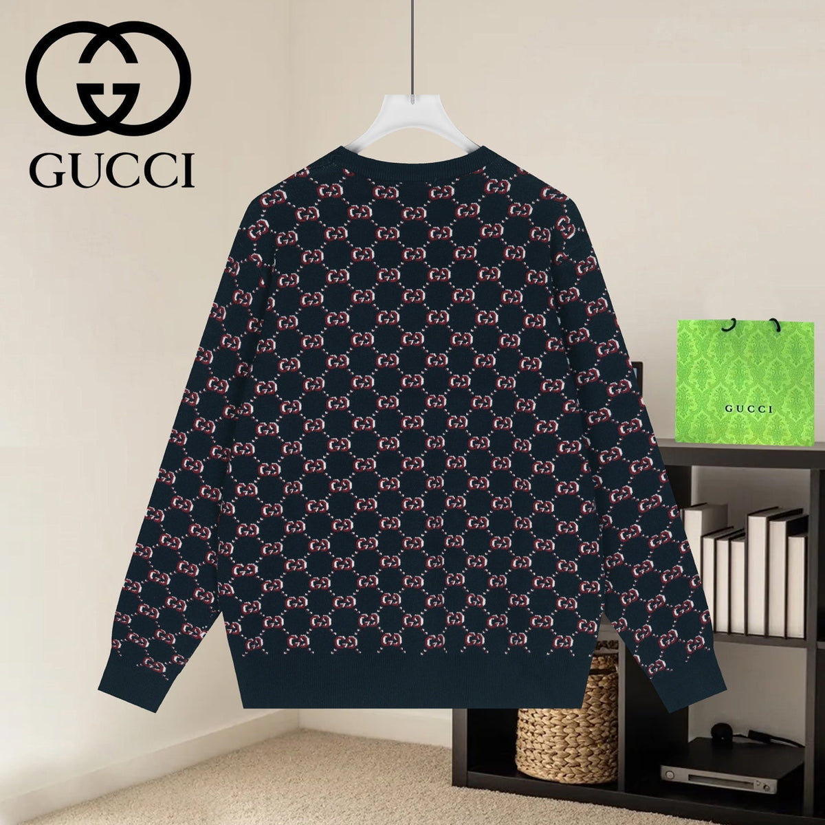 Gucci Jacquard Crewneck Sweater zgwXHg - Image 2
