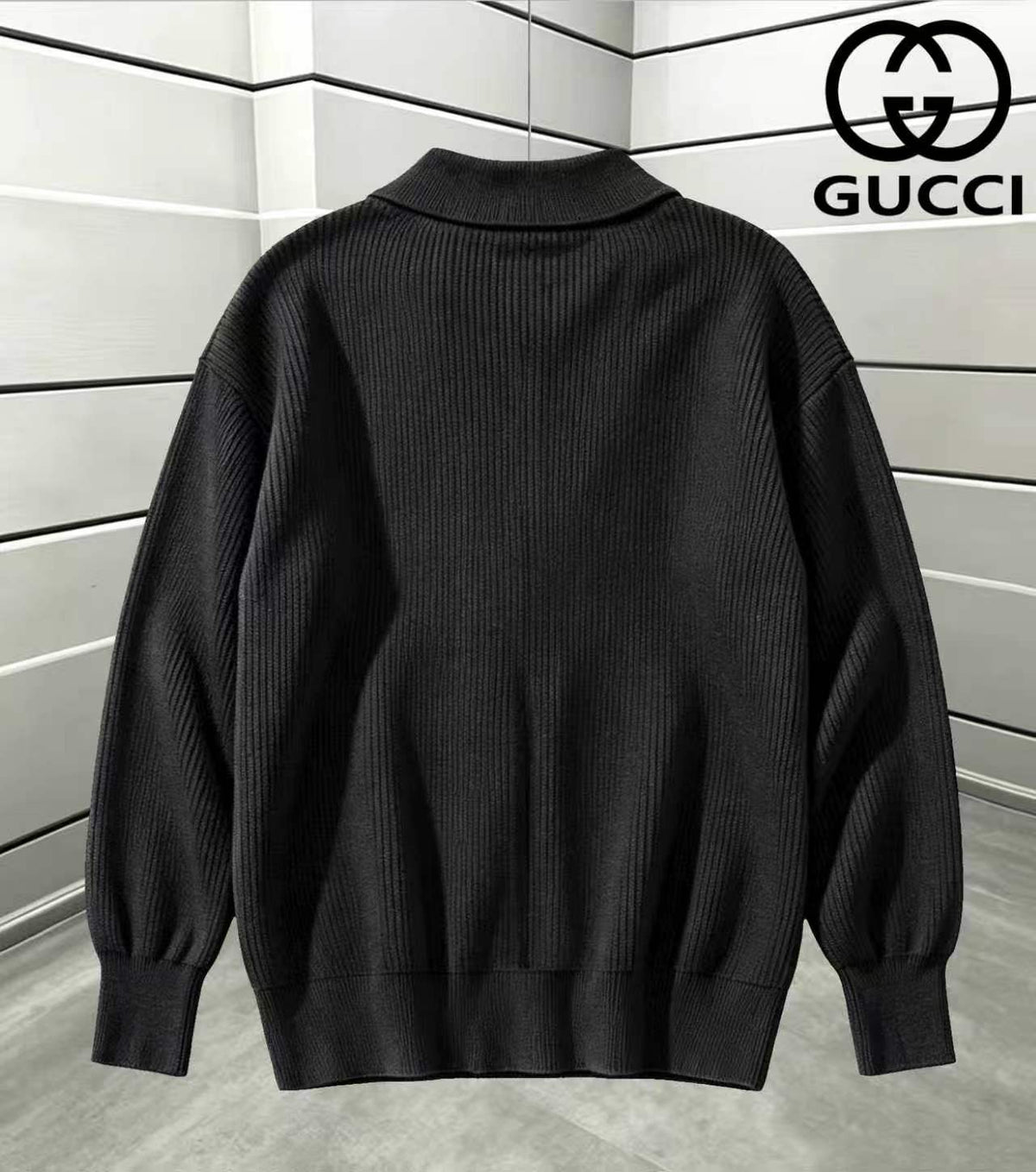 Gucci Double-G Embroidered Zip-Up Cardigan - Image 11