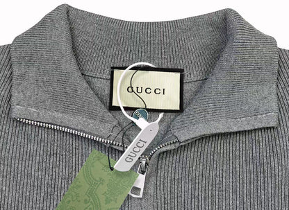 Gucci Double-G Embroidered Zip-Up Cardigan - Image 3