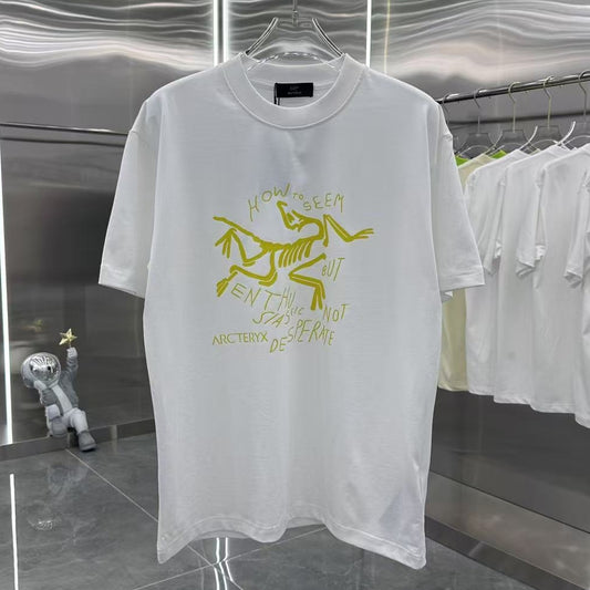 Gradient Skeleton Graphic Oversized T-Shirt – Premium Streetwear Cotton Tee