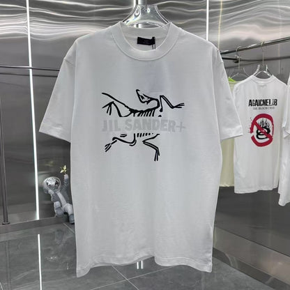 Minimal Skeleton Graphic Oversized T-Shirt – Premium Streetwear Cotton Tee