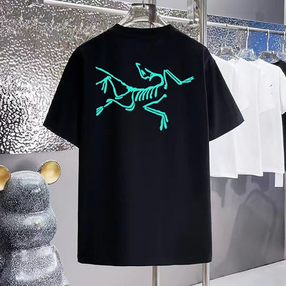 Minimalist Wing Graphic Oversized Cotton T-Shirt