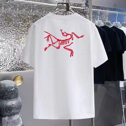 Minimalist Wing Graphic Oversized Cotton T-Shirt