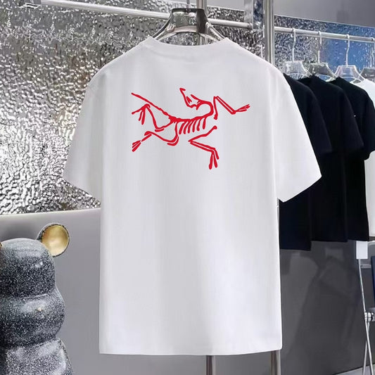 Minimalist Wing Graphic Oversized Cotton T-Shirt