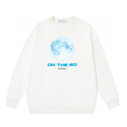 OFF-Whlte Heavyweight Moon Crewneck Sweatshirt