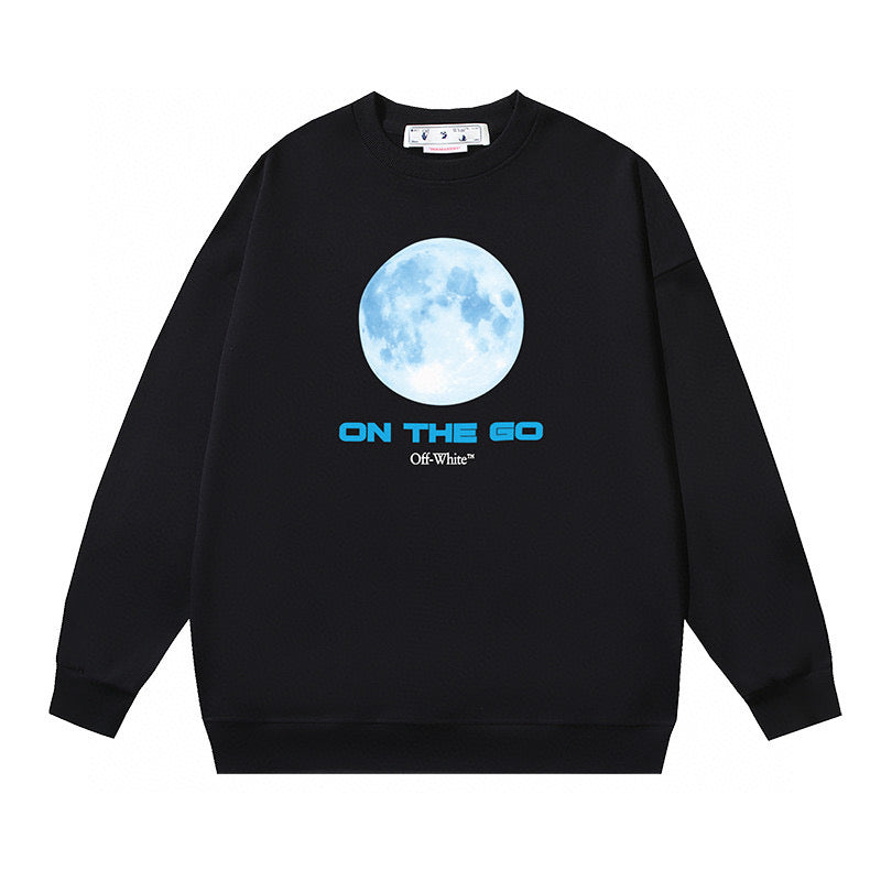 OFF-Whlte Heavyweight Moon Crewneck Sweatshirt